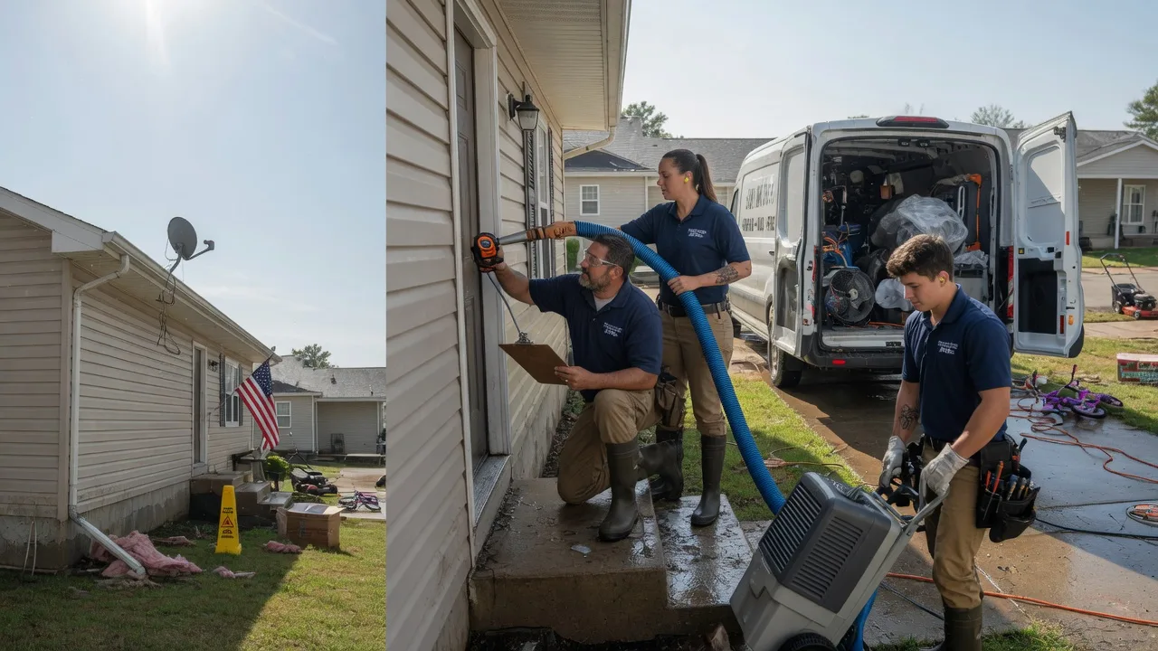 Ceiling Water Damage Restoration in Faribault, MN near me